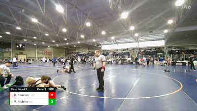 150 lbs Cons. Round 3 - Brigham Cookson, Champions Wrestling Club vs Max Richins, Wasatch