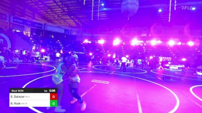 109 lbs Consi Of 8 #2 - Shyanne Salazar, Wlv Jr Wrestling vs Breen Rule, NM Wolf Pack