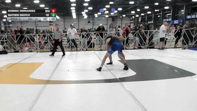 120 lbs Rr Rnd 3 - Dominic Hernandez, Broad Axe Green - HSB vs Mathew Deutch, PSF Wrestling Academy - HSB