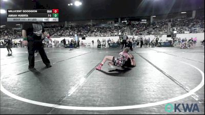 91 lbs 7th Place - Millicent Goodgion, Chandler Takedown Club vs Amiah Huerta, F-5 Grappling