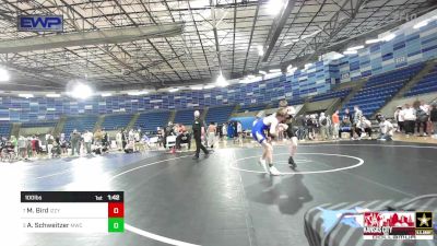 100 lbs Semifinal - Michael Bird, Izzy Style Wrestling vs Ace Schweitzer, MWC Wrestling Academy, NE