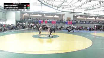 165 lbs Consi Of 8 #2 - Landon Roberts, New Britain vs Alphonse Milano, Notre Dame-West Haven