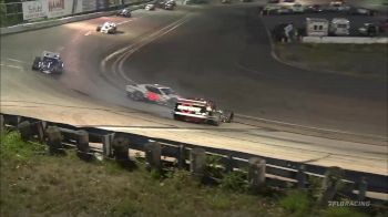 Lapped Traffic Causes Doug Coby To Spin While Fighting For Lead At Wall Stadium