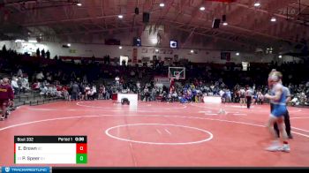 145 lbs Cons. Round 2 - Peyton Speer, Eastern Hancock vs Ethan Brown, Bishop Chatard