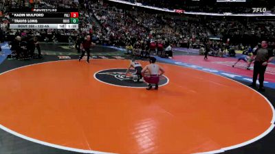 132-4A Semifinal - Travis Long, Roosevelt High School vs Kadin Mulford, Palisade