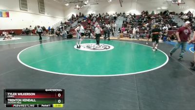 120 lbs Quarterfinal - Tyler Wilkerson, Lovell vs Trenton Kendall, Jackson Hole