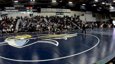 165 lbs 1st Place Match - Nick Novak, St. Cloud State vs Dajun Johnson, Wisconsin-Parkside