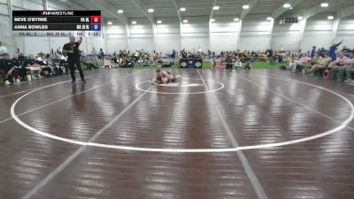 130 lbs Neve O'Byrne, Pennsylvania Blue vs Anna Bowles, Missouri Blue