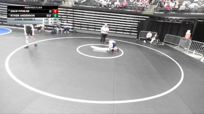 5A 106 lbs Cons. Round 3 - Zach Fowlke, Salem Hills vs Ryker Anderson, Wasatch