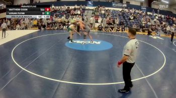 285 lbs 3rd Place Match - Matthew Coon, Tcnj vs Logan Flynn, Delaware Valley