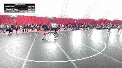 12U Boys - 74 lbs Semis - Ian Weber, Ringers Wrestling Club vs Micah Rivard, Minnesota