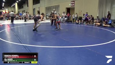 175 lbs Semis & 5th Wb (32 Team) - Eli Rider, West Georgia WC vs Makiya Powell, Team Shutt Weston