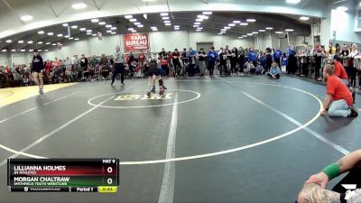 67-69 lbs Quarterfinal - Lillianna Holmes, 84 Athletes vs Morgan Chaltraw, Smithfield Youth Wrestling