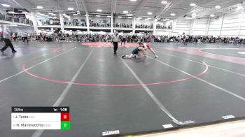 132 lbs Round Of 16 - Joseph Testa, Milford vs Nick Mandracchia, Essex Tech/Masco Co-Op