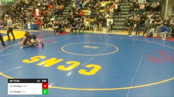 172 lbs Qtr-finals - Kaleb Kinzey, Armstrong vs Nezumiiro Green, Central Catholic