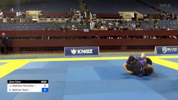 Joseph Mathias McCabe vs Enrico Beltran Said 2024 Pan IBJJF Jiu-Jitsu No-Gi Championship