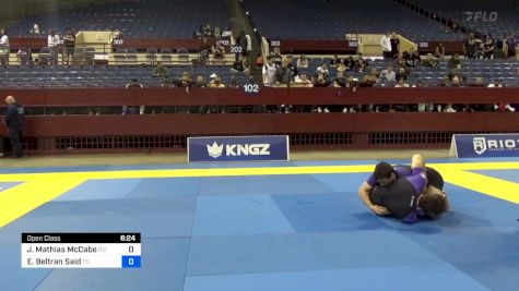 Joseph Mathias McCabe vs Enrico Beltran Said 2024 Pan IBJJF Jiu-Jitsu No-Gi Championship