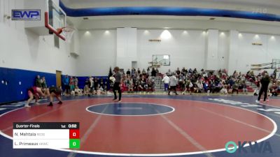 Quarterfinal - Nikita Mehtala, Redskins Wrestling Club vs Lillian Primeaux, Henryetta Knights Wrestling Club