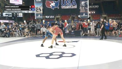 157 lbs Champ. Rd Of 64 - Aibar Aitkaliuly, Rhode Island vs Diego Valdiviezo, California