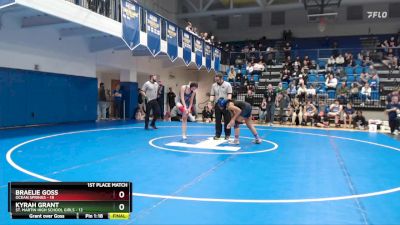 185 lbs Placement Matches (8 Team) - Landry Robert, Ocean Springs vs Harley Garner, St. Martin High School Girls