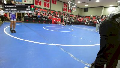 92 lbs Quarterfinal - Wyatt Chitty, Gore Public Schools vs LIAM SHERRELL, Bookert T Washington