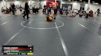84 lbs Round 3 (4 Team) - Camden Magluilo, SC Prep vs Vincent Aparicio, Mat Warriors Black