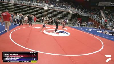 71 lbs Semifinal - Miles Jackson, Eastside United Wrestling Club vs Anthony Gilbert, Wyoming Unattached