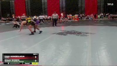 197 lbs 5th Place Match - Iyanu Akingbolagun, Ozarks vs Ronan Wunsch, University Of Central Missouri