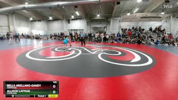 105 lbs Cons. Round 4 - Allison Layman, Cleveland vs Bella Arellano-Gandy, Coronado