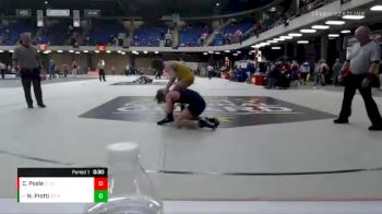 120 lbs Cons. Round 5 - Nino Protti, St Rita vs Cayden Poole, Clinton