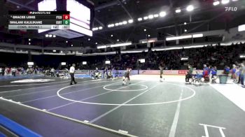 Girls 125 lbs Cons. Round 1 - Iwalani Kalilikane, Curtis (Girls) vs Gracee Liske, East Jefferson (Girls)