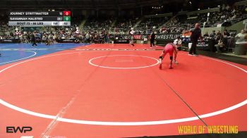 68 lbs Consi Of 8 #2 - Journey Strittmatter, Young Guns vs Savannah Halsted, Sebolt Wrestling Academy