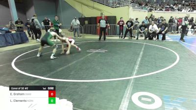 88 lbs Consi Of 32 #2 - Easton Graham, Owasso Junior High vs Lawson Clements, Norman North