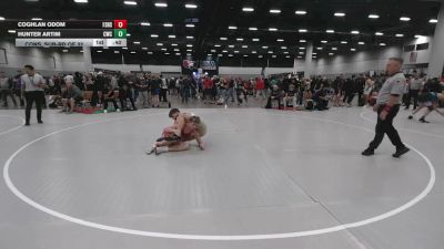 157 lbs Cons. Sub-rd Of 32 - Coghlan Odom, Free State High School Wrestling vs Hunter Artim, Credo Wrestling Club