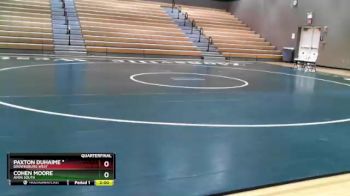 90 lbs Quarterfinal - Paxton Duhaime *, Brownsburg West vs Cohen Moore, Avon South