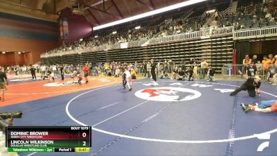 63 lbs Champ. Round 2 - Dominic Brower, Windy City Wrestlers vs Lincoln Wilkinson, Douglas Wrestling Club