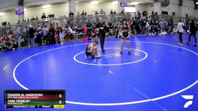 80 lbs Quarterfinal - Cree Moseley, Panhandle RTC vs Chason Al-Hanfoosh, NXT Level Wrestling Academy