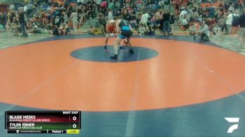 170 lbs Cons. Semi - Blaise Meeks, Blackman Freestyle And Greco vs Tyler Ebner, Ironclad Wrestling Club