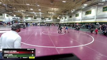 90 lbs Cons. Round 3 - Liam Dahl, Baker Wrestling Club vs Brody Styren, Shepherd Wrestling Club