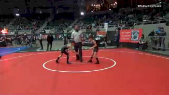 55 lbs Prelims - Aaron Lopez, Red Wave Wrestling vs Giovanni Aranda, Burnett Trained