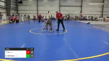 85 lbs Prelims - Tyler Tun, Midwest Xtreme Wrestling Black vs Ayden Bollinger, Legacy National Team