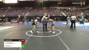 95 lbs Consi Of 8 #2 - Jake Castagneto, Southern Idaho Training Center vs Kolter Burton, American Falls WC