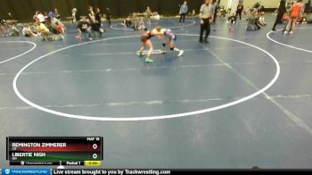 92 lbs Cons. Round 3 - Remington Zimmerer, CO vs Libertie Nigh, OH