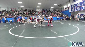 132 lbs Rr Rnd 1 - Maverick Montgomery, Skiatook Youth Wrestling vs Tucker Layne, Lions Wrestling Academy