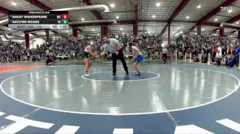 110 lbs Quarterfinal - Raylynn Woods, Virgin Valley vs Bailey Shakespeare, Reed