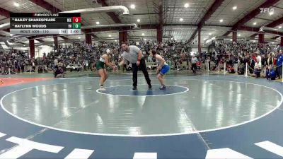 110 lbs Quarterfinal - Raylynn Woods, Virgin Valley vs Bailey Shakespeare, Reed