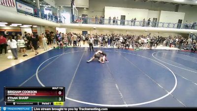 132 lbs Cons. Round 5 - Brigham Cookson, Champions Wrestling Club vs Ethan Sharp, Uintah