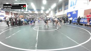 175 lbs Cons. Round 1 - Louis Prieto, Servite vs Cael Cryer, Moreno Valley