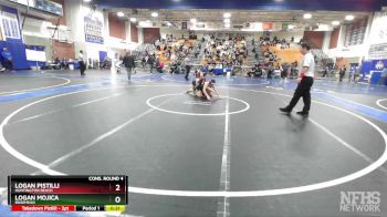 138 lbs Cons. Round 4 - Logan Mojica, Rosemead vs Logan Pistilli, Huntington Beach