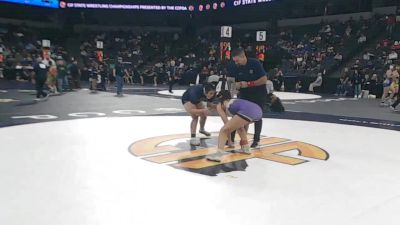 140 lbs Round Of 32 - Anabell Aguirre, Ernest Righetti (CS) vs Dulcy Martinez, Central Catholic (SJ)